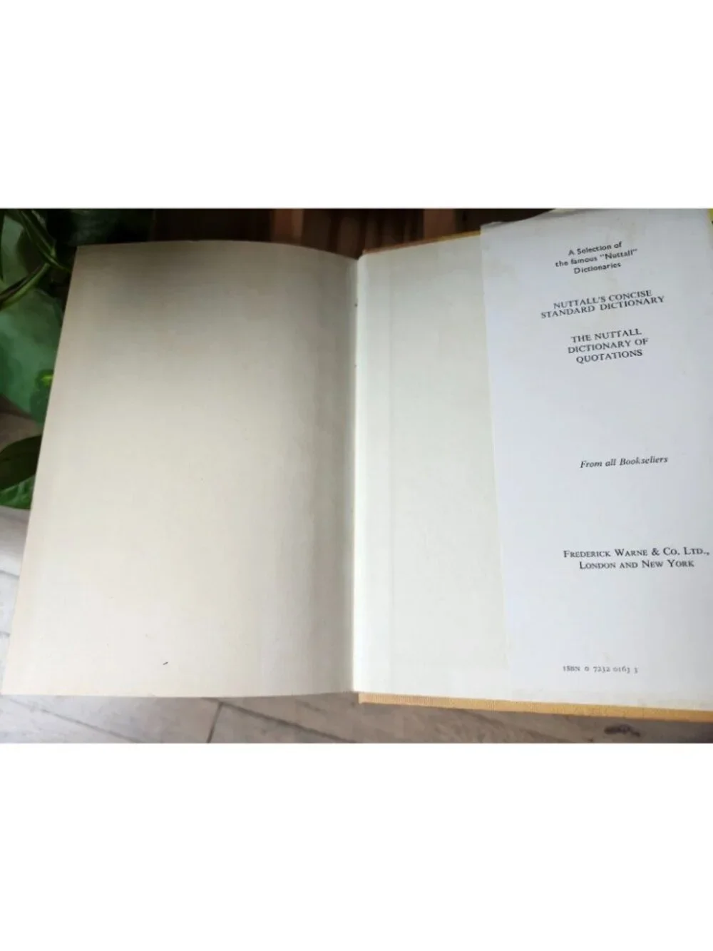 1974 Quickway Crossword Dictionary by H.W. Hill Vintage Hardcover w/ Dust Jacket